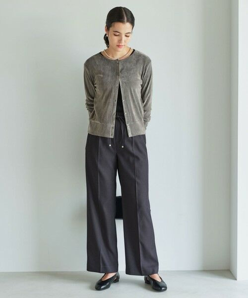 green label relaxing / グリーンレーベル リラクシング その他パンツ | 【結論シリーズ】ニーハイフレアパンツ ［size SHORT/TALLあり］ | 詳細5