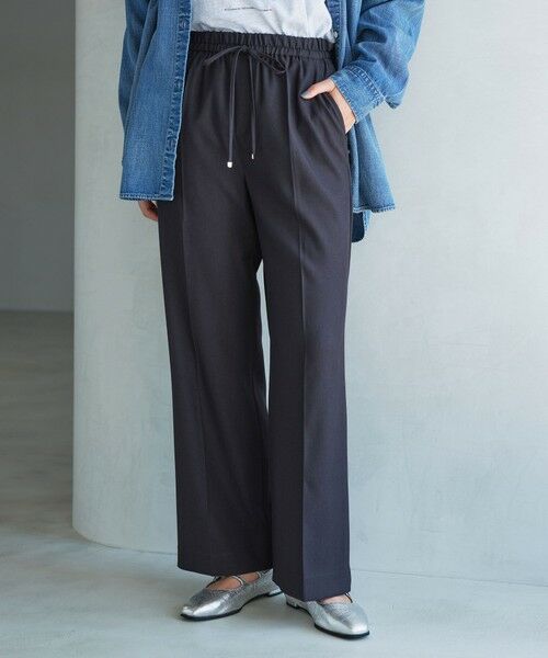 green label relaxing / グリーンレーベル リラクシング その他パンツ | 【結論シリーズ】ニーハイフレアパンツ ［size SHORT/TALLあり］ | 詳細1