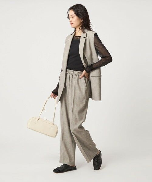 green label relaxing / グリーンレーベル リラクシング その他パンツ | 【結論シリーズ】ニーハイフレアパンツ ［size SHORT/TALLあり］ | 詳細9