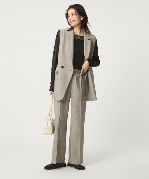 green label relaxing / グリーンレーベル リラクシング その他パンツ | 【結論シリーズ】ニーハイフレアパンツ ［size SHORT/TALLあり］ | 詳細10