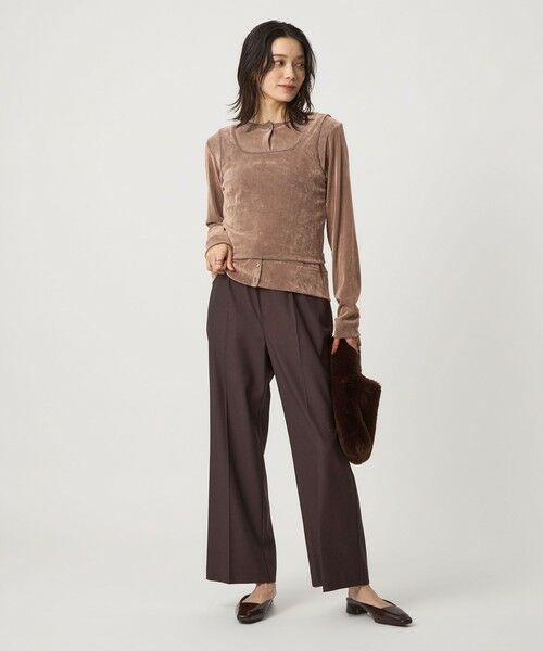 green label relaxing / グリーンレーベル リラクシング その他パンツ | 【結論シリーズ】ニーハイフレアパンツ ［size SHORT/TALLあり］ | 詳細14