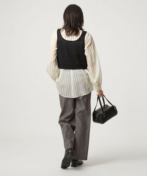 green label relaxing / グリーンレーベル リラクシング その他パンツ | ニーハイフレアパンツ ［size SHORT/TALLあり］ | 詳細19