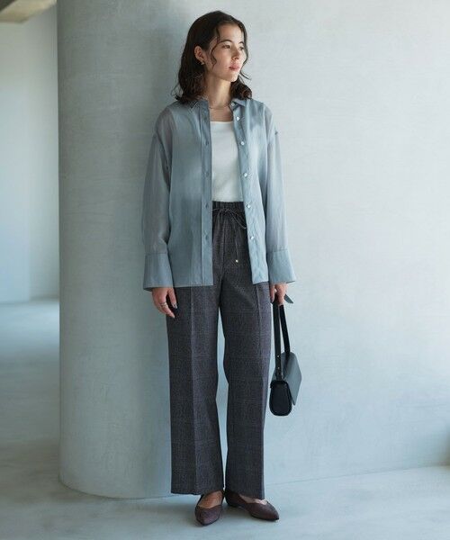 green label relaxing / グリーンレーベル リラクシング その他パンツ | 【結論シリーズ】ニーハイフレアパンツ ［size SHORT/TALLあり］ | 詳細20