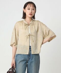 green label relaxing / グリーンレーベル リラクシング シャツ・ブラウス | メッシュ ジャガード シャツ