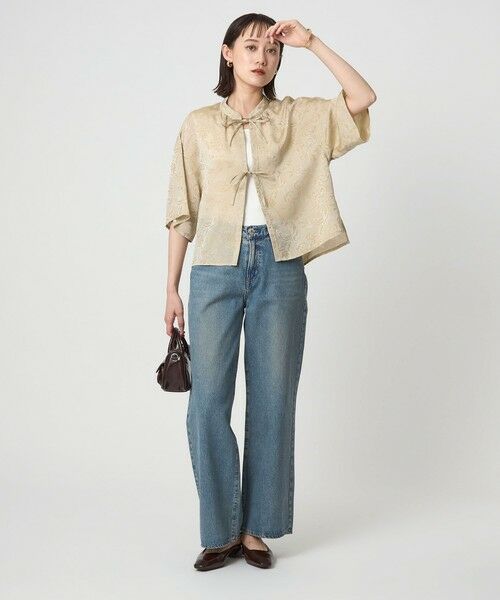 green label relaxing / グリーンレーベル リラクシング シャツ・ブラウス | メッシュ ジャガード シャツ | 詳細3