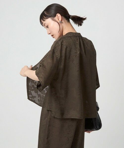 green label relaxing / グリーンレーベル リラクシング シャツ・ブラウス | メッシュ ジャガード シャツ | 詳細9