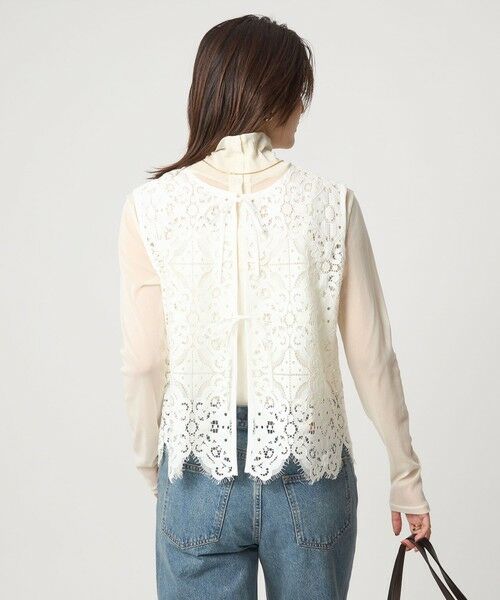 green label relaxing / グリーンレーベル リラクシング シャツ・ブラウス | レース 2WAY ブラウス | 詳細1