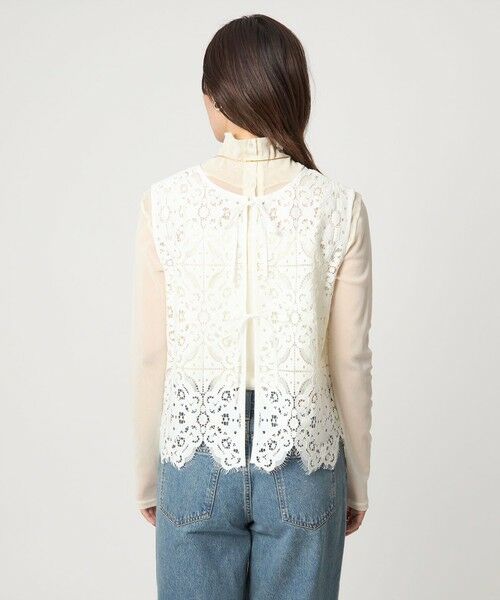 green label relaxing / グリーンレーベル リラクシング シャツ・ブラウス | レース 2WAY ブラウス | 詳細6