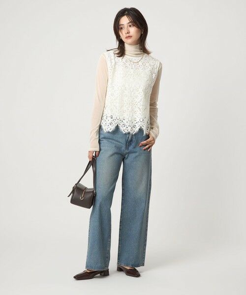 green label relaxing / グリーンレーベル リラクシング シャツ・ブラウス | レース 2WAY ブラウス | 詳細2