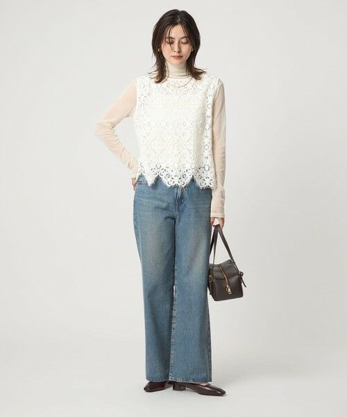 green label relaxing / グリーンレーベル リラクシング シャツ・ブラウス | レース 2WAY ブラウス | 詳細3