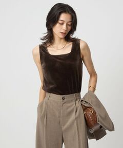 green label relaxing / グリーンレーベル リラクシング タンクトップ | ベロア タンクトップ