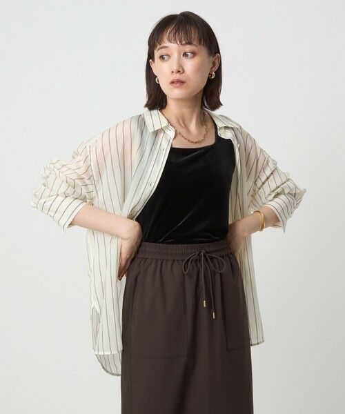 green label relaxing / グリーンレーベル リラクシング タンクトップ | ベロア タンクトップ | 詳細1