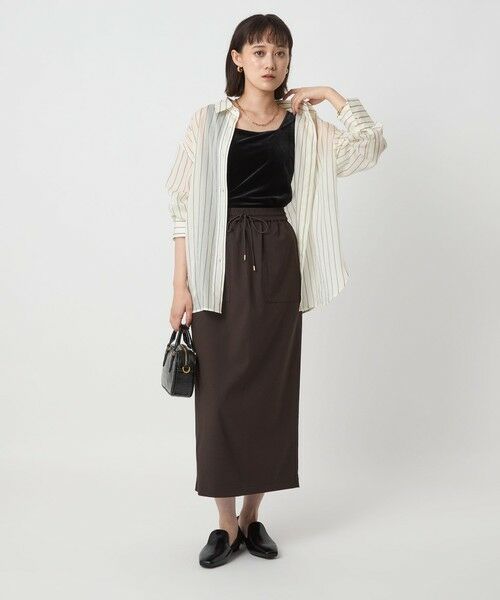 green label relaxing / グリーンレーベル リラクシング タンクトップ | ベロア タンクトップ | 詳細2