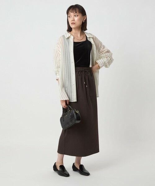 green label relaxing / グリーンレーベル リラクシング タンクトップ | ベロア タンクトップ | 詳細3