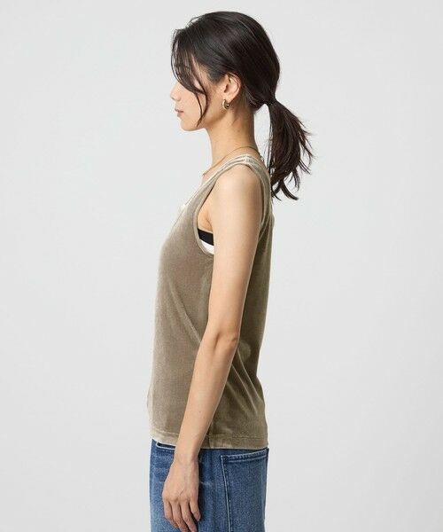 green label relaxing / グリーンレーベル リラクシング タンクトップ | ベロア タンクトップ | 詳細8