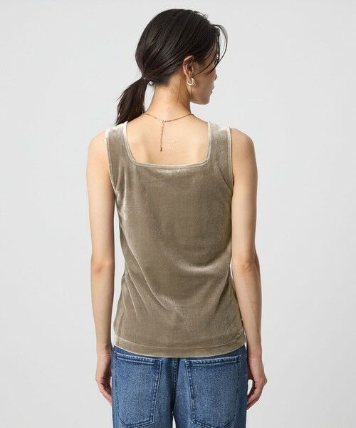 green label relaxing / グリーンレーベル リラクシング タンクトップ | ベロア タンクトップ | 詳細9