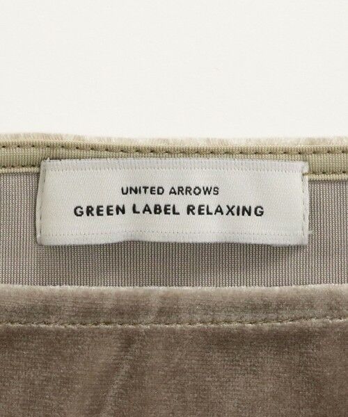 green label relaxing / グリーンレーベル リラクシング タンクトップ | ベロア タンクトップ | 詳細14