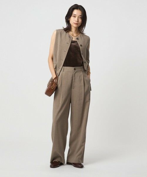 green label relaxing / グリーンレーベル リラクシング タンクトップ | ベロア タンクトップ | 詳細16