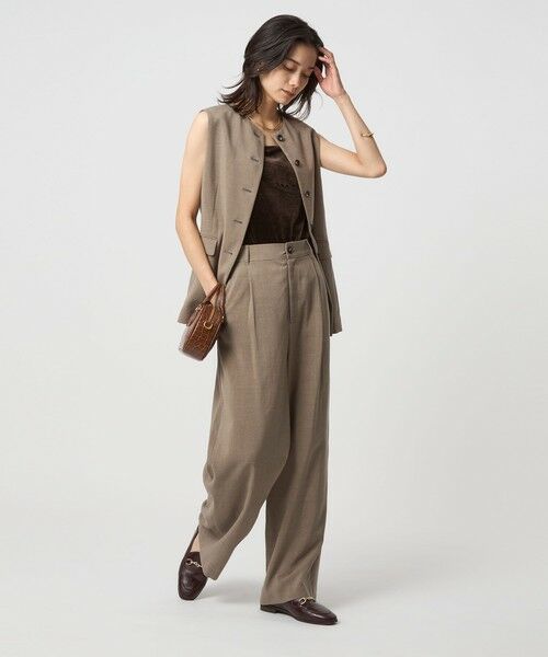 green label relaxing / グリーンレーベル リラクシング タンクトップ | ベロア タンクトップ | 詳細17