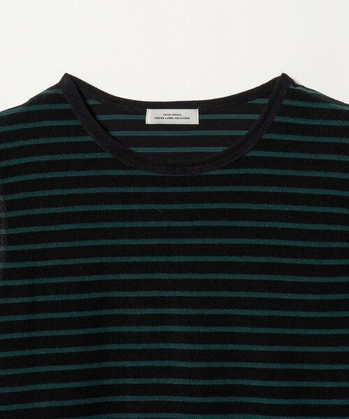 green label relaxing / グリーンレーベル リラクシング Tシャツ | パイル ボーダー Tシャツ | 詳細6