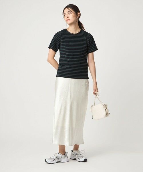 green label relaxing / グリーンレーベル リラクシング Tシャツ | パイル ボーダー Tシャツ | 詳細3