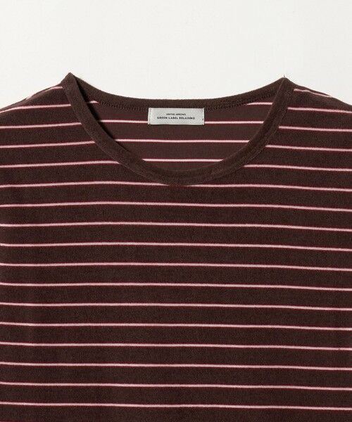 green label relaxing / グリーンレーベル リラクシング Tシャツ | パイル ボーダー Tシャツ | 詳細16