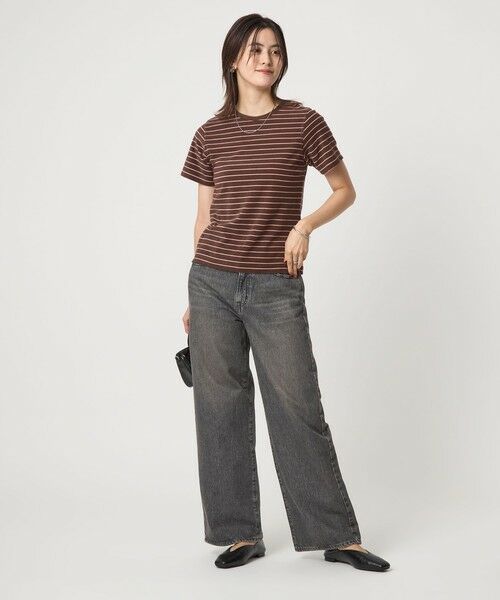 green label relaxing / グリーンレーベル リラクシング Tシャツ | パイル ボーダー Tシャツ | 詳細10