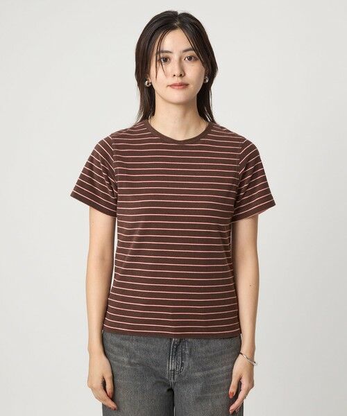 green label relaxing / グリーンレーベル リラクシング Tシャツ | パイル ボーダー Tシャツ | 詳細11