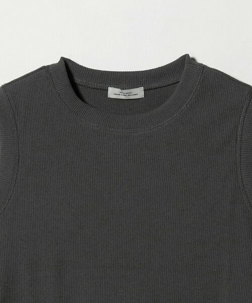 green label relaxing / グリーンレーベル リラクシング カットソー | メランジ ブークレ ノースリーブ プルオーバー | 詳細6