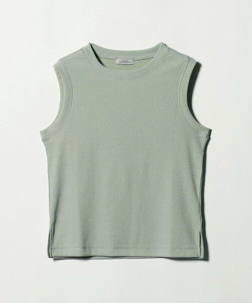 green label relaxing / グリーンレーベル リラクシング カットソー | メランジ ブークレ ノースリーブ プルオーバー | 詳細22