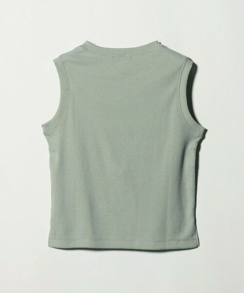 green label relaxing / グリーンレーベル リラクシング カットソー | メランジ ブークレ ノースリーブ プルオーバー | 詳細23
