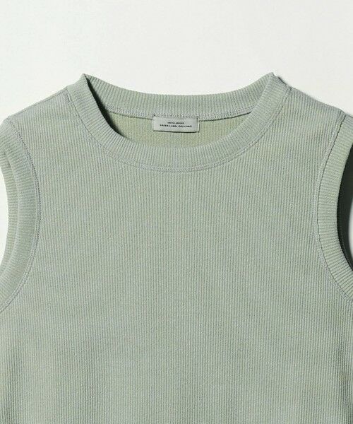 green label relaxing / グリーンレーベル リラクシング カットソー | メランジ ブークレ ノースリーブ プルオーバー | 詳細24