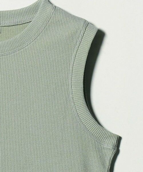 green label relaxing / グリーンレーベル リラクシング カットソー | メランジ ブークレ ノースリーブ プルオーバー | 詳細25