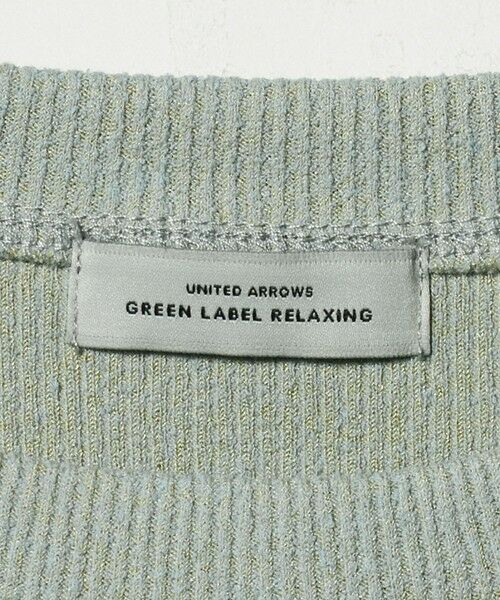 green label relaxing / グリーンレーベル リラクシング カットソー | メランジ ブークレ ノースリーブ プルオーバー | 詳細28