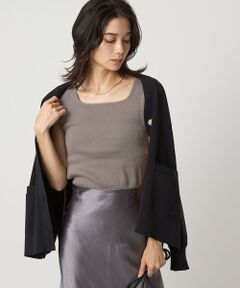 green label relaxing / グリーンレーベル リラクシング タンクトップ | デコルテ フライス タンクトップ 2