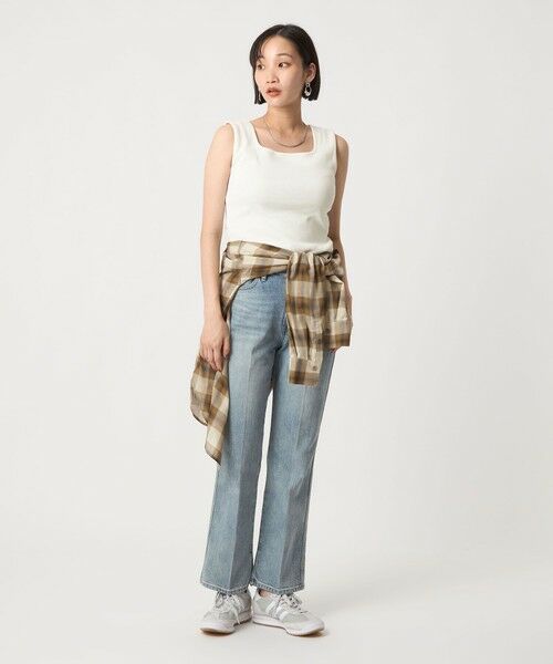 green label relaxing / グリーンレーベル リラクシング タンクトップ | デコルテ フライス タンクトップ 2 | 詳細5