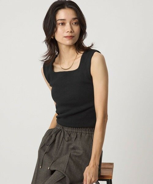 green label relaxing / グリーンレーベル リラクシング タンクトップ | デコルテ フライス タンクトップ 2 | 詳細13