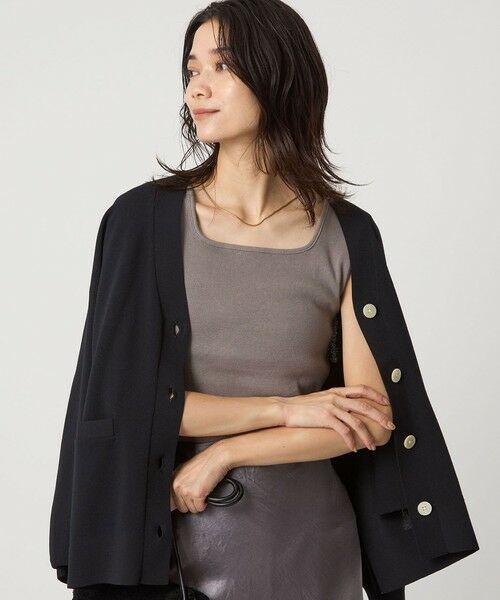 green label relaxing / グリーンレーベル リラクシング タンクトップ | デコルテ フライス タンクトップ 2 | 詳細17