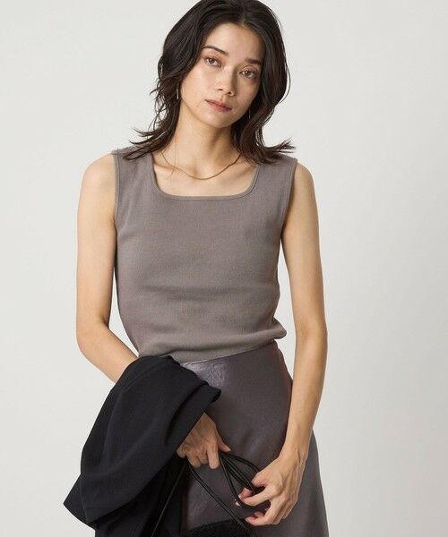 green label relaxing / グリーンレーベル リラクシング タンクトップ | デコルテ フライス タンクトップ 2 | 詳細18