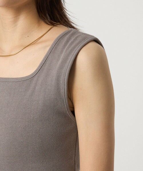green label relaxing / グリーンレーベル リラクシング タンクトップ | デコルテ フライス タンクトップ 2 | 詳細25