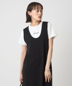 green label relaxing / グリーンレーベル リラクシング Tシャツ | ＜To b. by agnes b.コラボ＞ロゴ ショートスリーブ Tシャツ