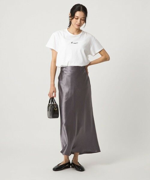 green label relaxing / グリーンレーベル リラクシング Tシャツ | ＜To b. by agnes b.コラボ＞ロゴ ショートスリーブ Tシャツ | 詳細6