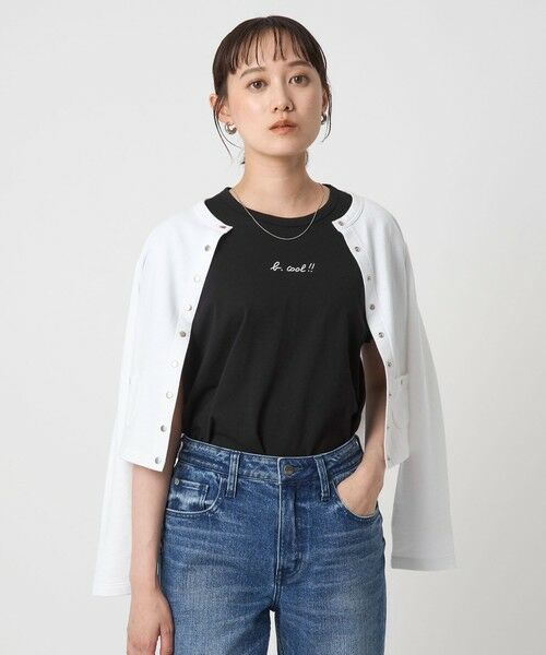 green label relaxing / グリーンレーベル リラクシング Tシャツ | ＜To b. by agnes b.コラボ＞ロゴ ショートスリーブ Tシャツ | 詳細12