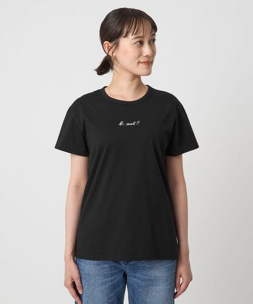 green label relaxing / グリーンレーベル リラクシング Tシャツ | ＜To b. by agnes b.コラボ＞ロゴ ショートスリーブ Tシャツ | 詳細16