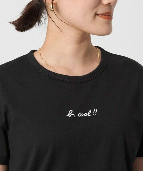 green label relaxing / グリーンレーベル リラクシング Tシャツ | ＜To b. by agnes b.コラボ＞ロゴ ショートスリーブ Tシャツ | 詳細19