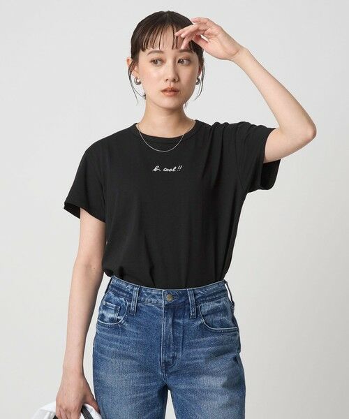 green label relaxing / グリーンレーベル リラクシング Tシャツ | ＜To b. by agnes b.コラボ＞ロゴ ショートスリーブ Tシャツ | 詳細14
