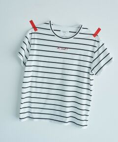 green label relaxing / グリーンレーベル リラクシング Tシャツ | ＜To b. by agnes b.コラボ＞ロゴ ショートスリーブ Tシャツ ボーダー