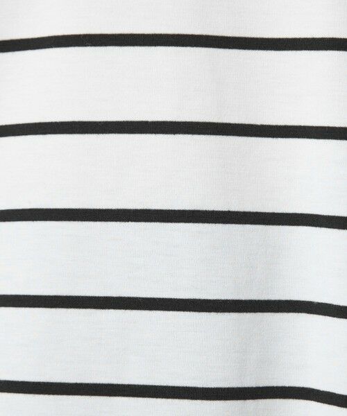 green label relaxing / グリーンレーベル リラクシング Tシャツ | ＜To b. by agnes b.コラボ＞ロゴ ショートスリーブ Tシャツ ボーダー | 詳細13