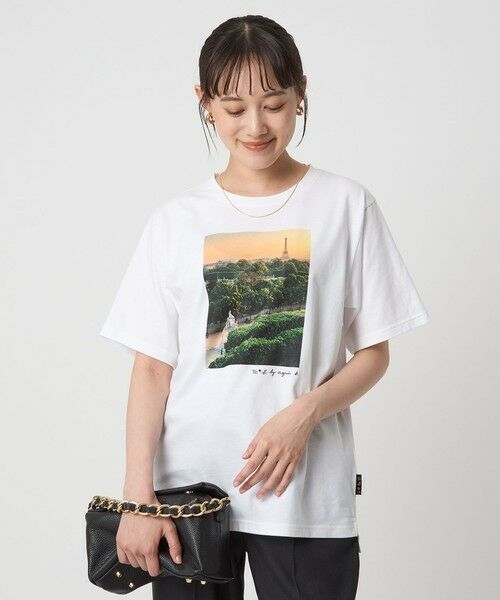 green label relaxing / グリーンレーベル リラクシング Tシャツ | ＜To b. by agnes b.コラボ＞フォト ショートスリーブ Tシャツ | 詳細1