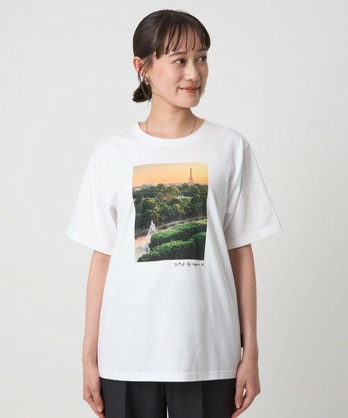green label relaxing / グリーンレーベル リラクシング Tシャツ | ＜To b. by agnes b.コラボ＞フォト ショートスリーブ Tシャツ | 詳細5
